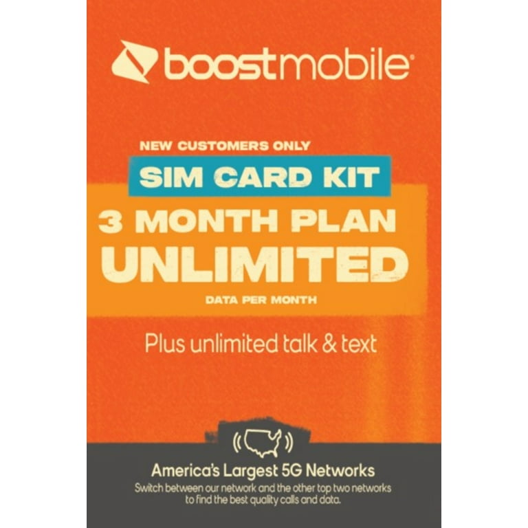 boost mobile sim plans