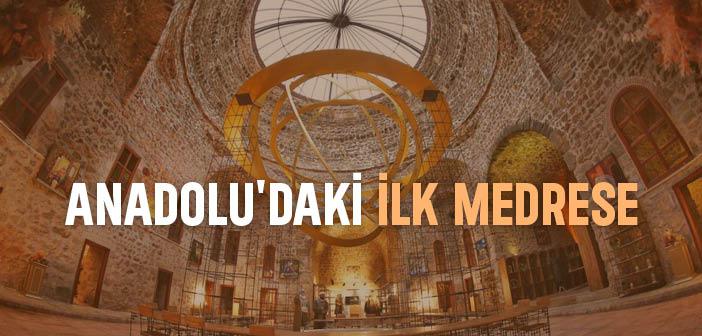 ilk medrese kim tarafından nerede kuruldu