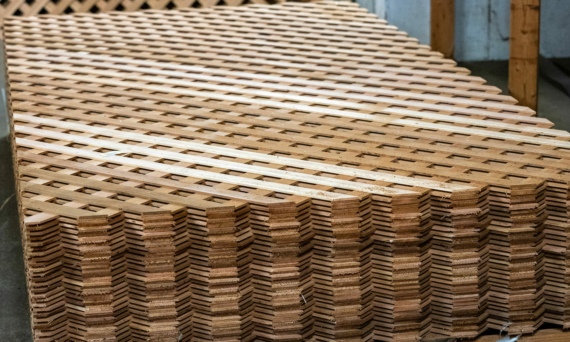 pressure treated wood lattice