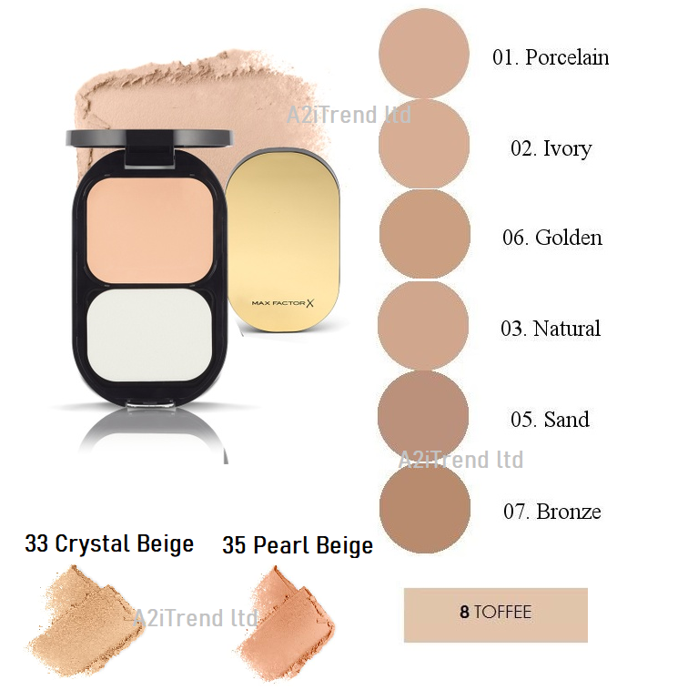 max factor compact foundation shades