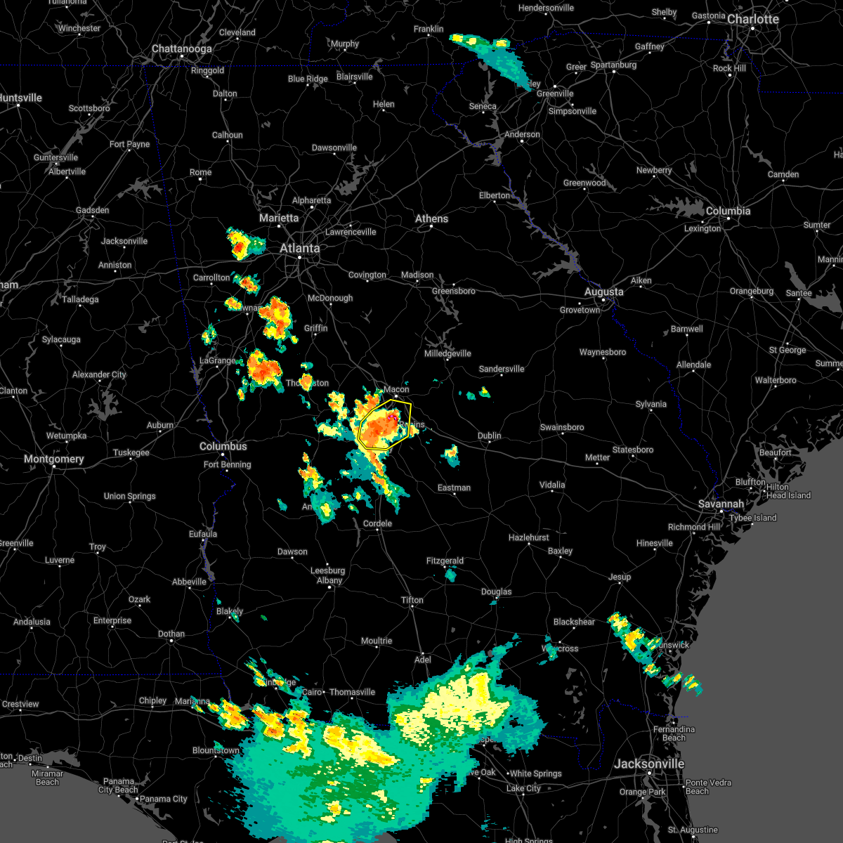 weather radar fort valley ga