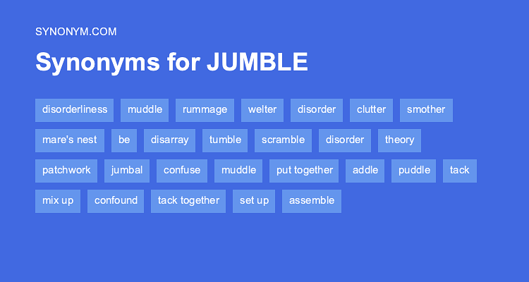 jumble synonym