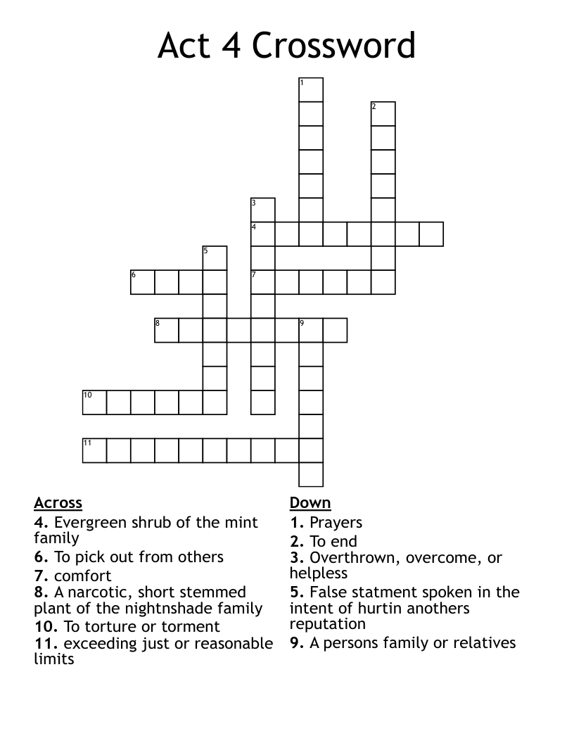 torment crossword clue