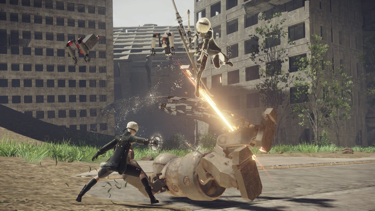 nier automata gameplay