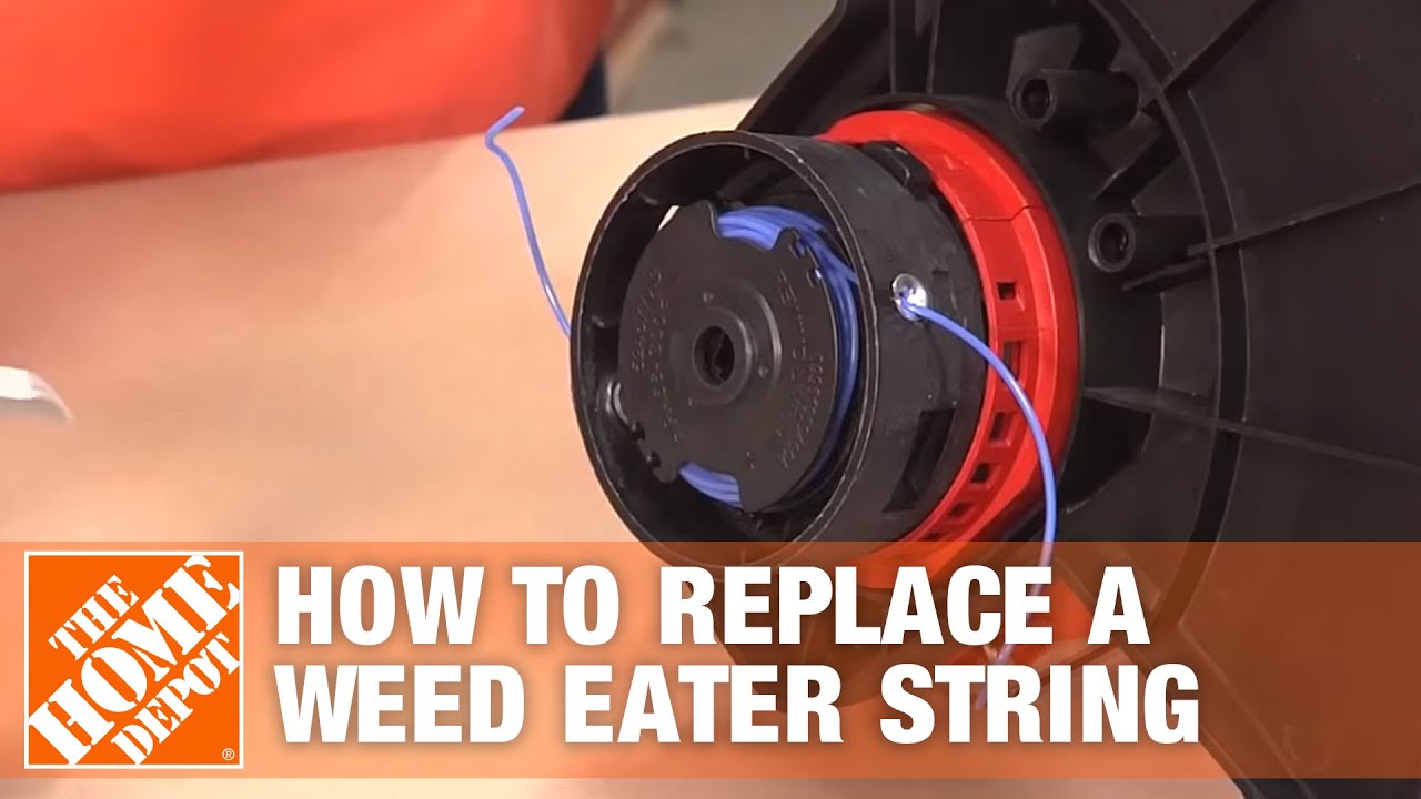 how to respool weed wacker