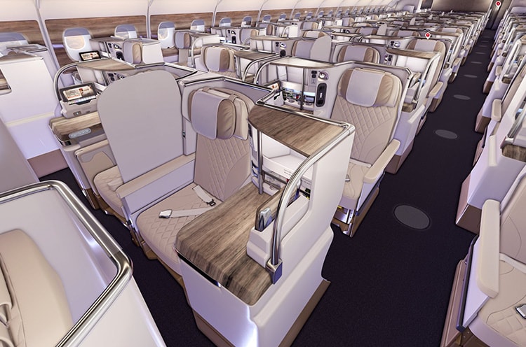 seats in a380 emirates