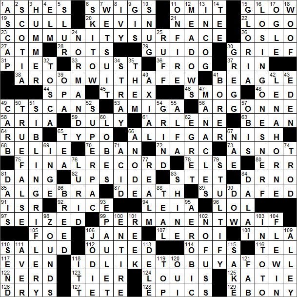 unsuitable name crossword clue