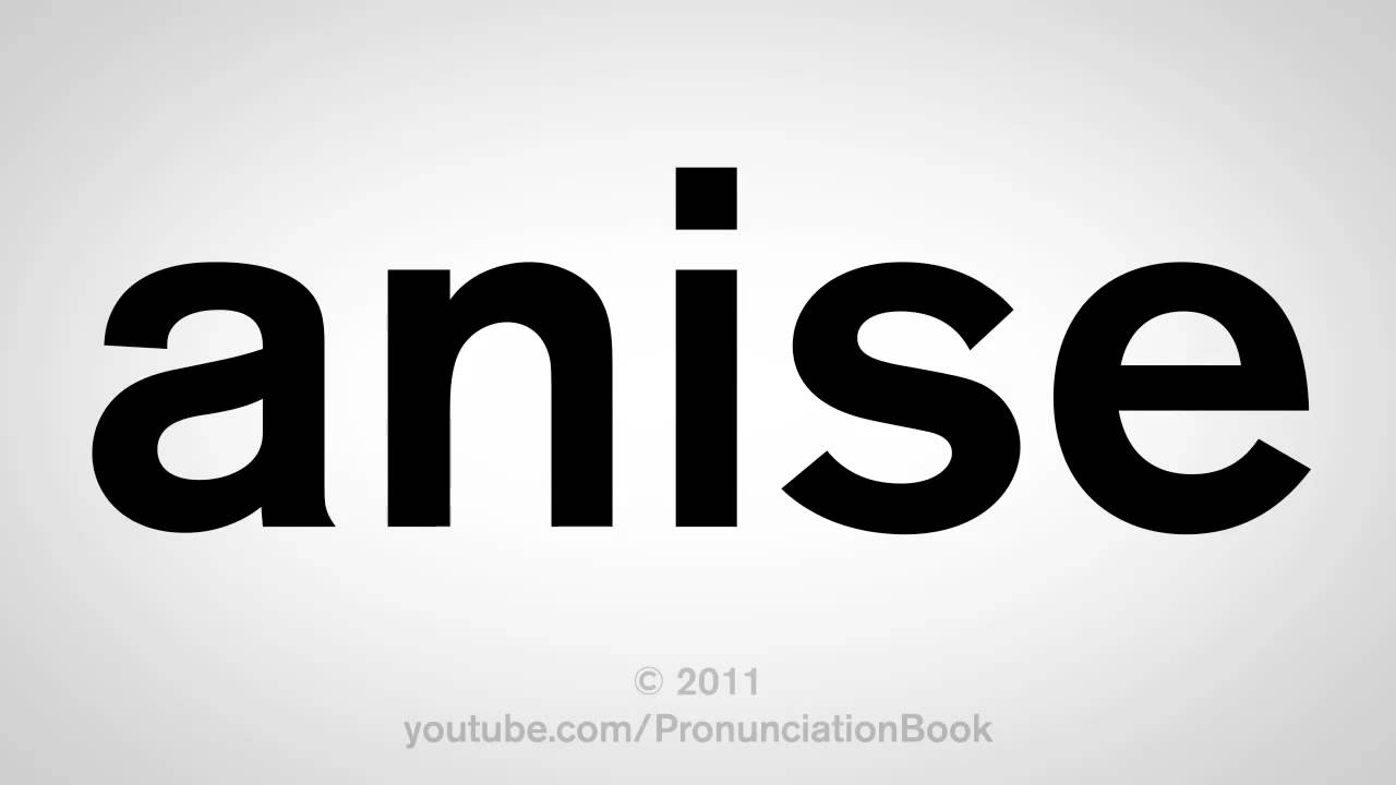 star of anise pronunciation