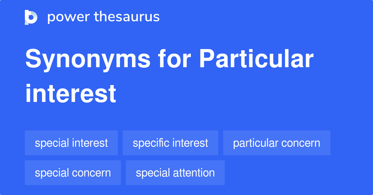 interested synonym