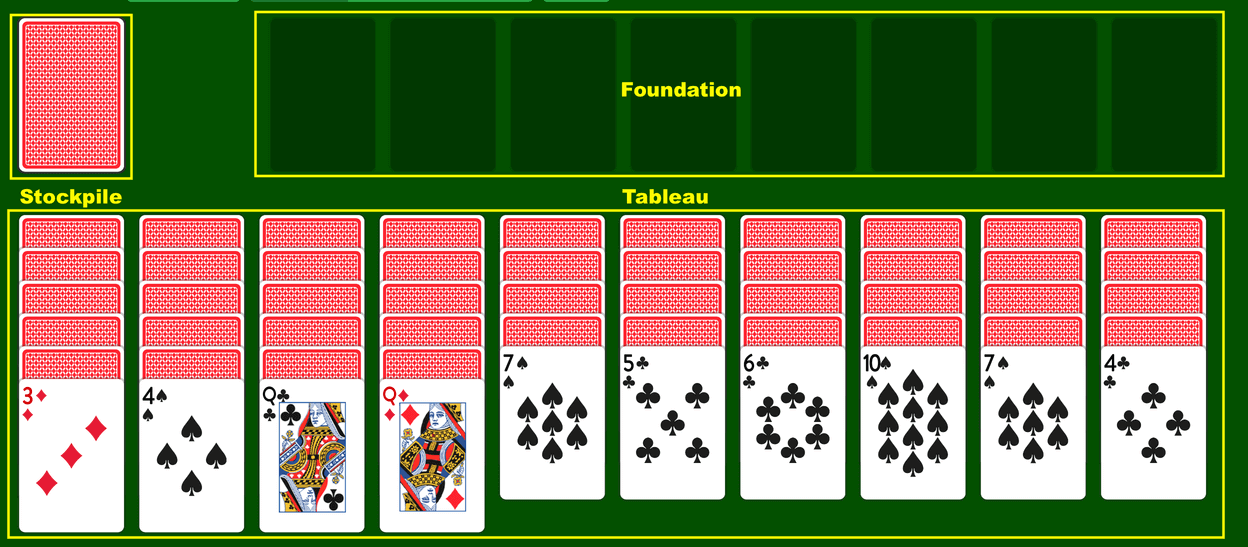 spider solitaire free online play