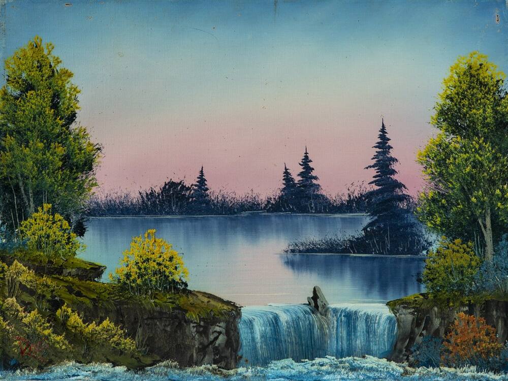 bob ross painting value