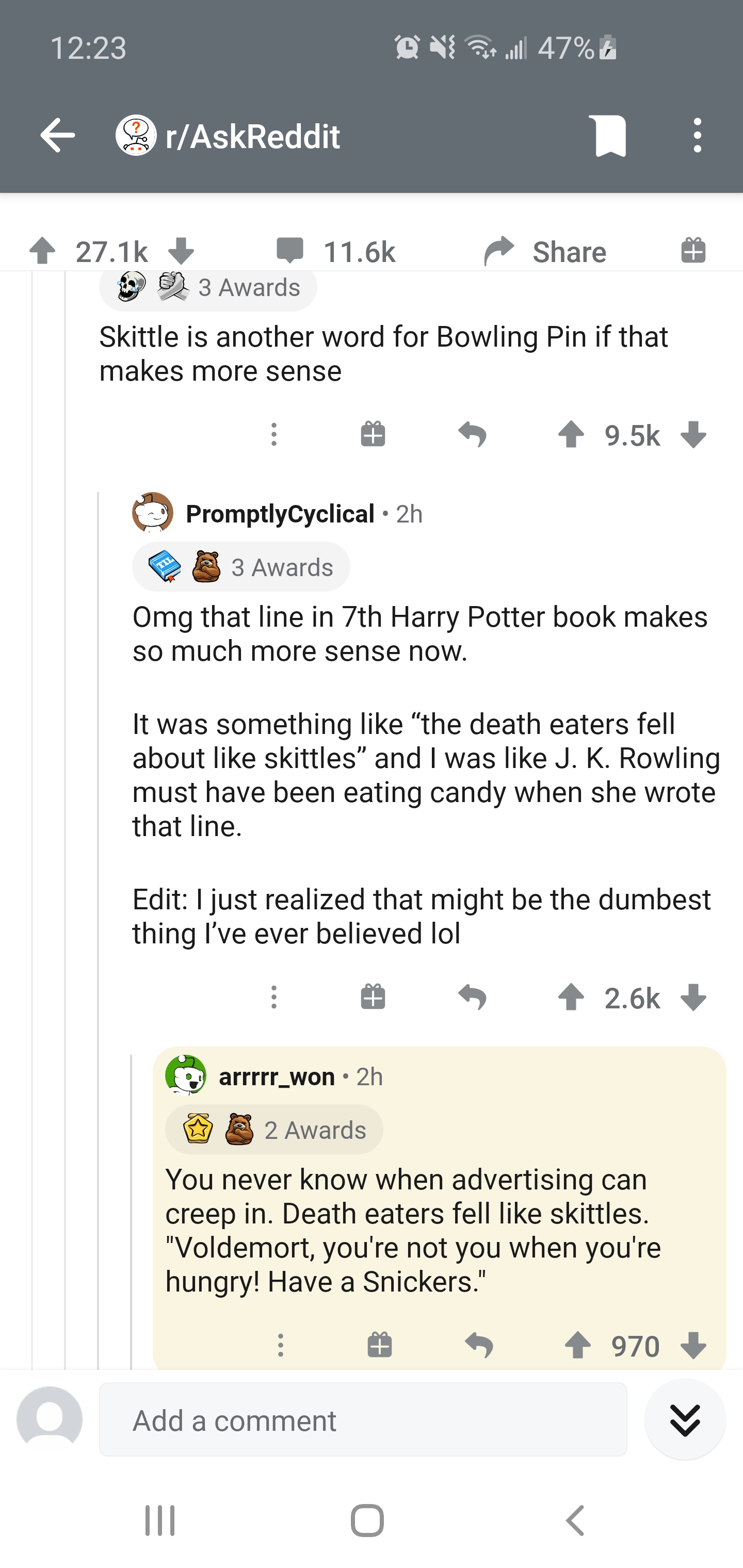 reddit harry potter