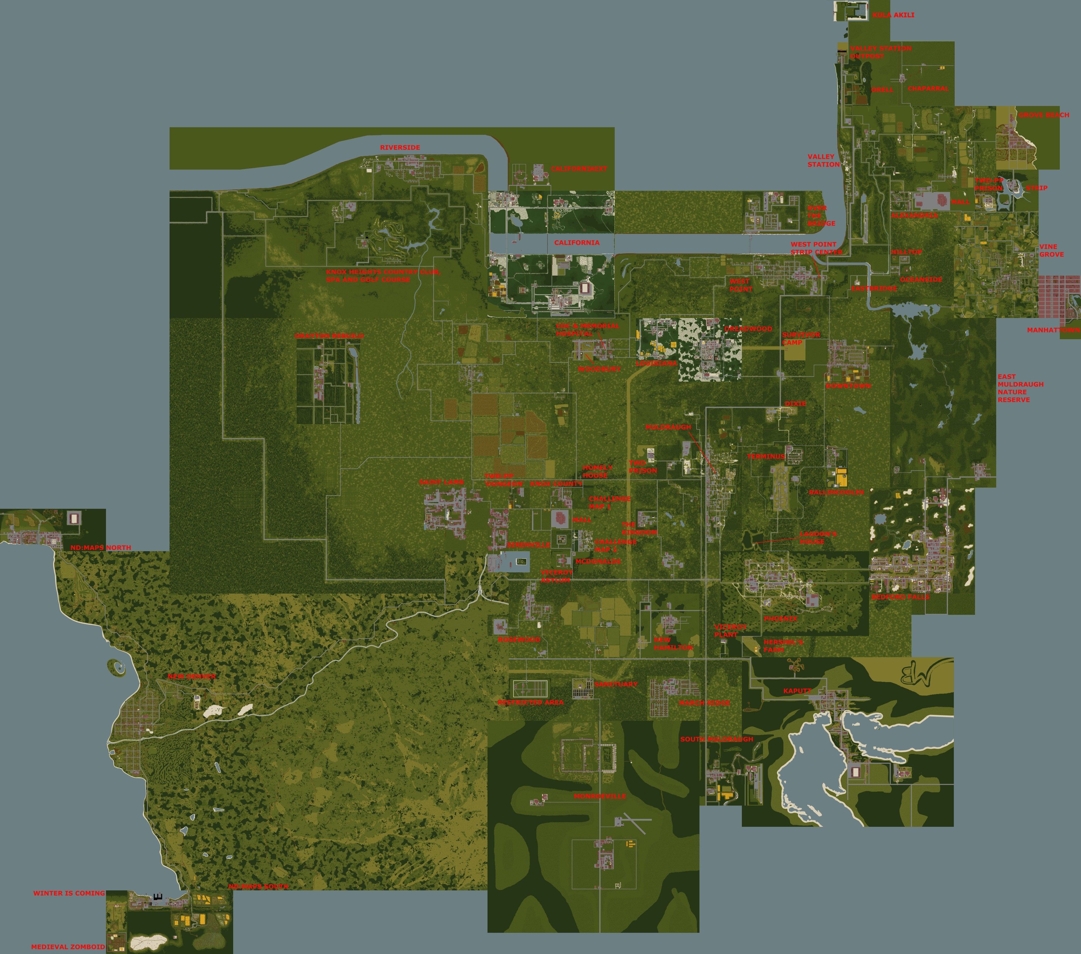 project zombiod map