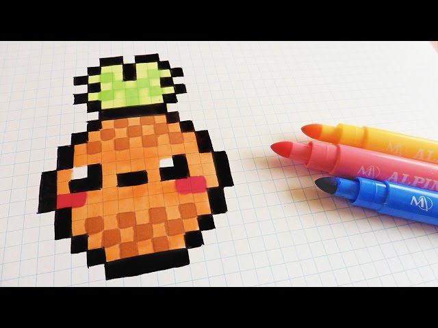 piña pixel art