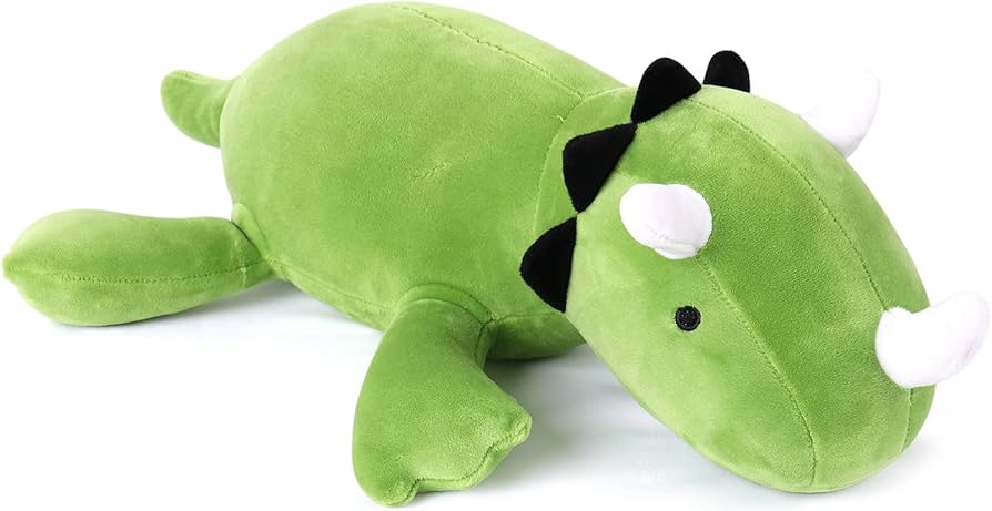 weighted dinosaur plush