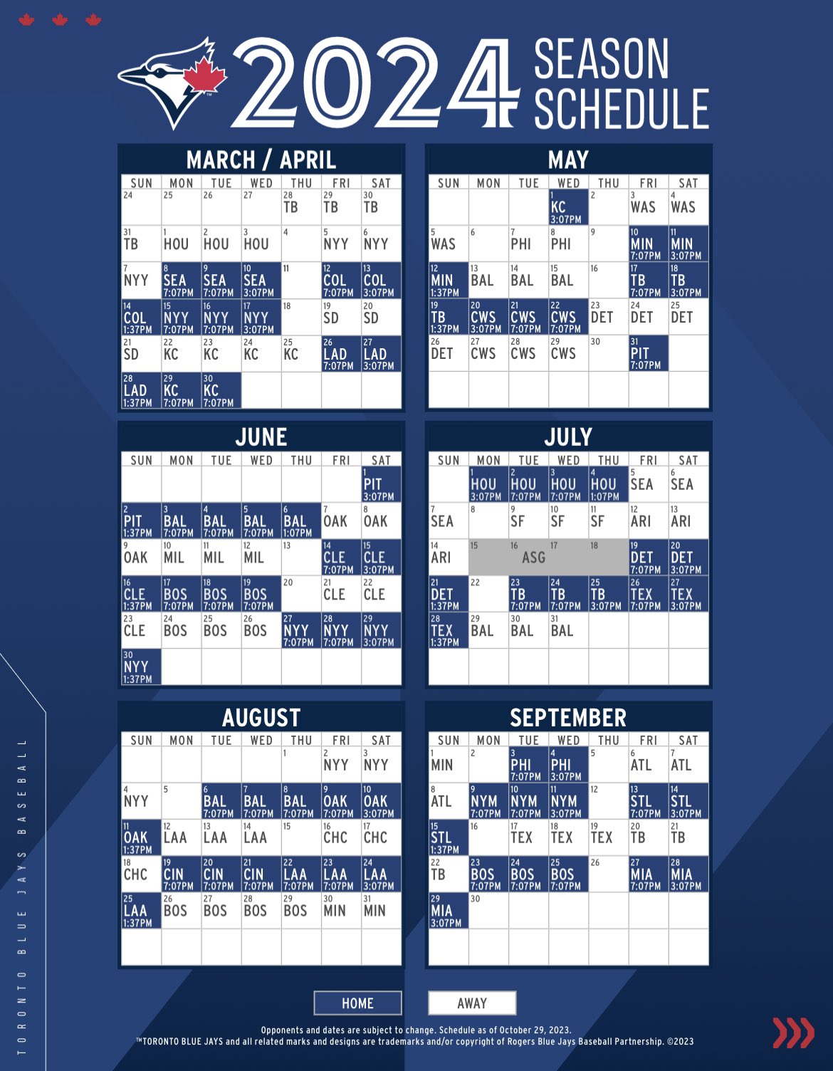blue jays schedule 2024 printable