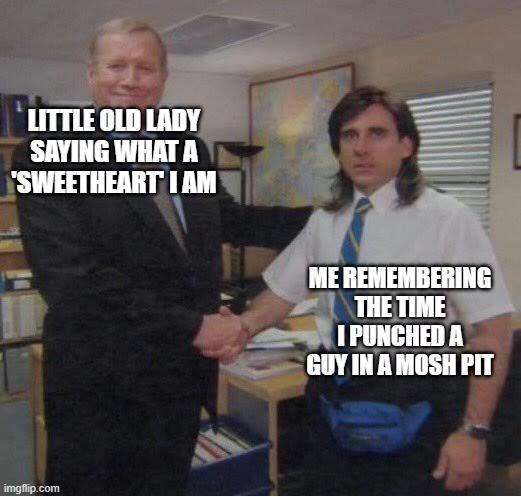 meme the office handshake
