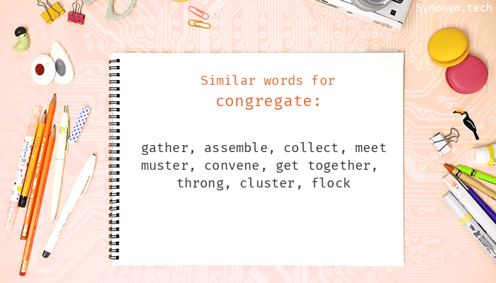 congregate synonyms