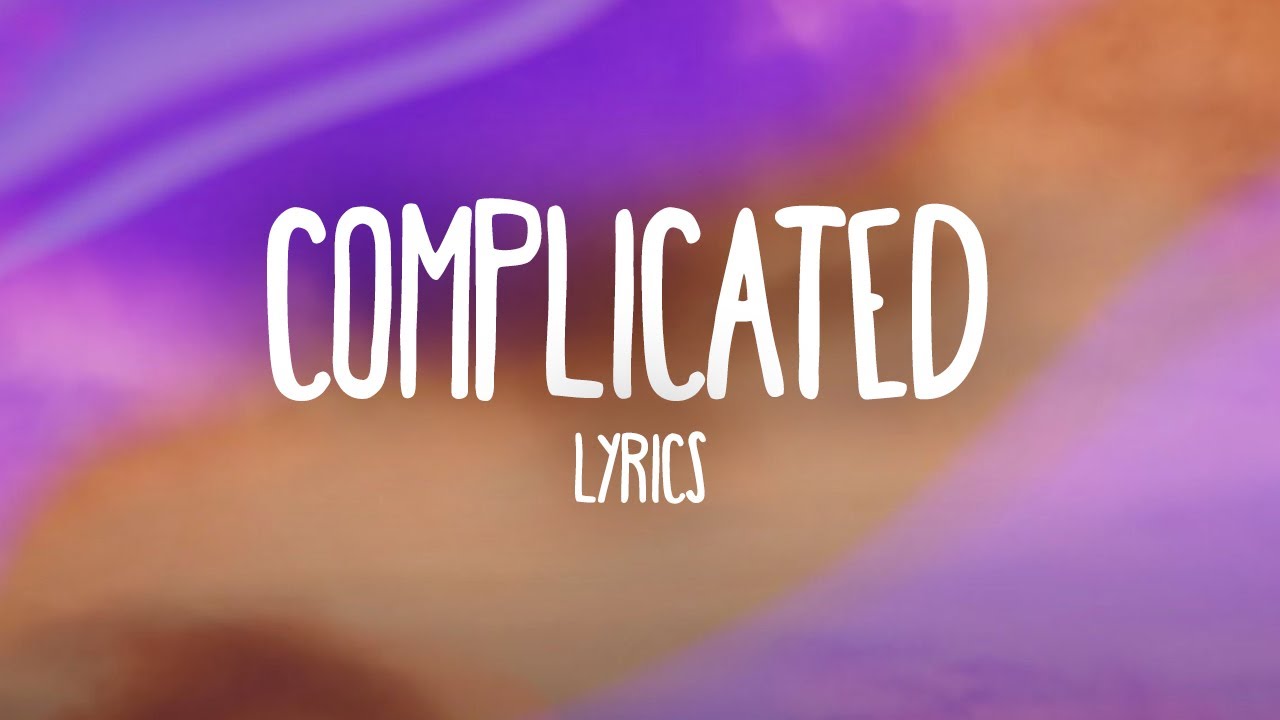 complicated lyrics video