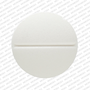 unmarked pills white round