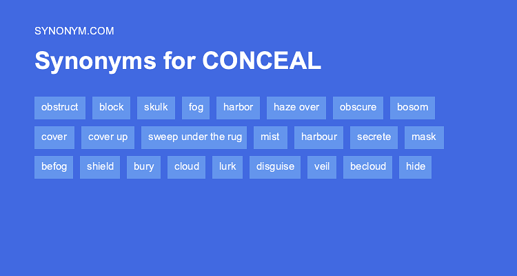 conceal synonyms
