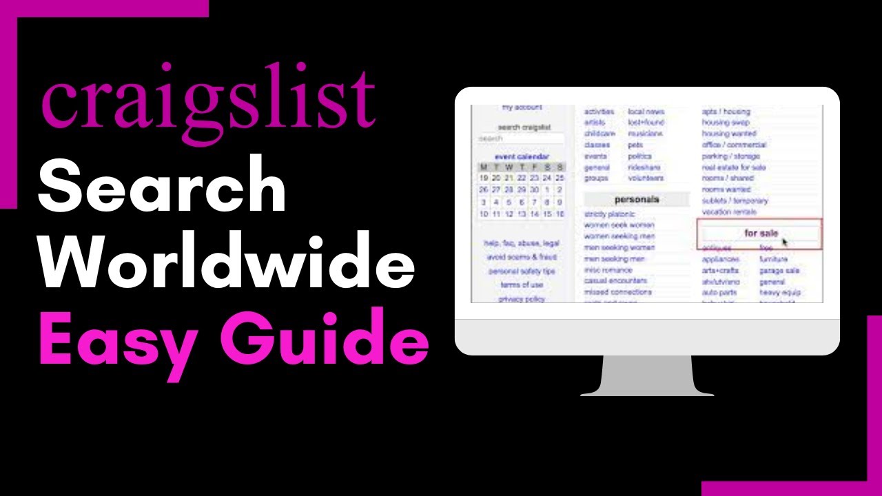 how to search craigslist nationwide