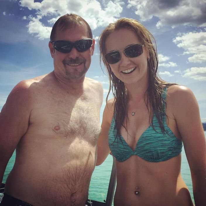 amber marshall in a bikini