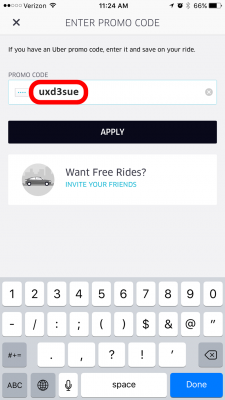 uber promo code current users