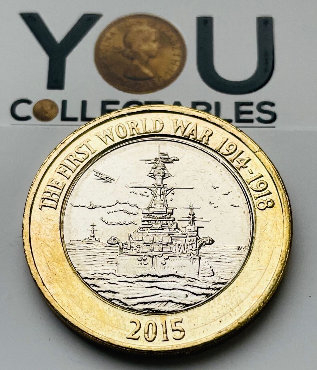 ww1 two pound coin 2015