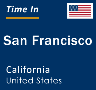 san francisco ca time zone