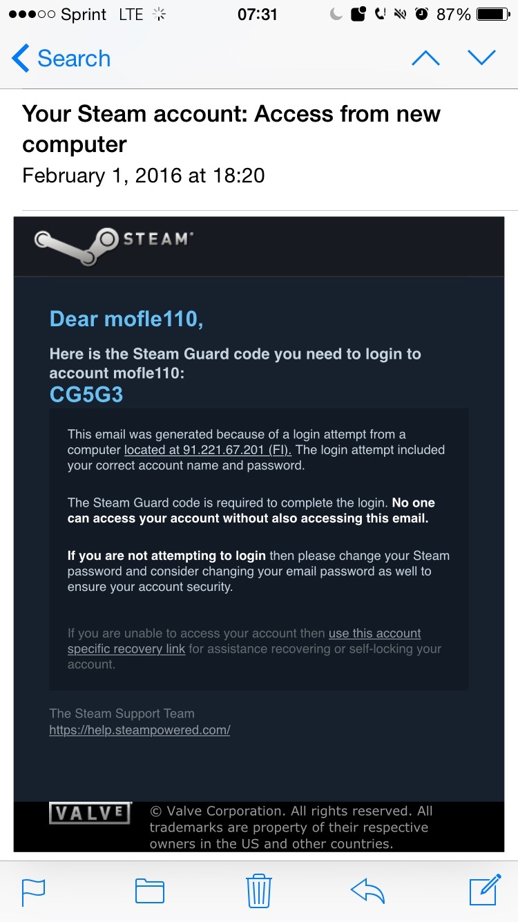 steam account hacked