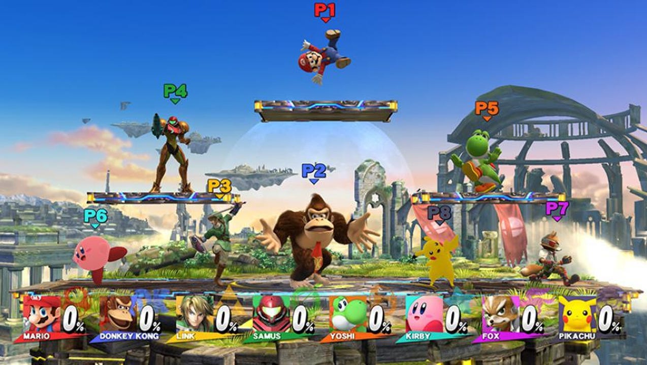 super mario smash brothers wii u