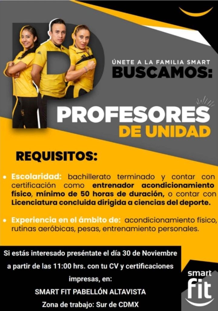 smart fit vacantes