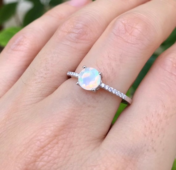 opal promise rings