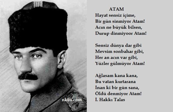 atatürk ün hayatını anlatan şiir