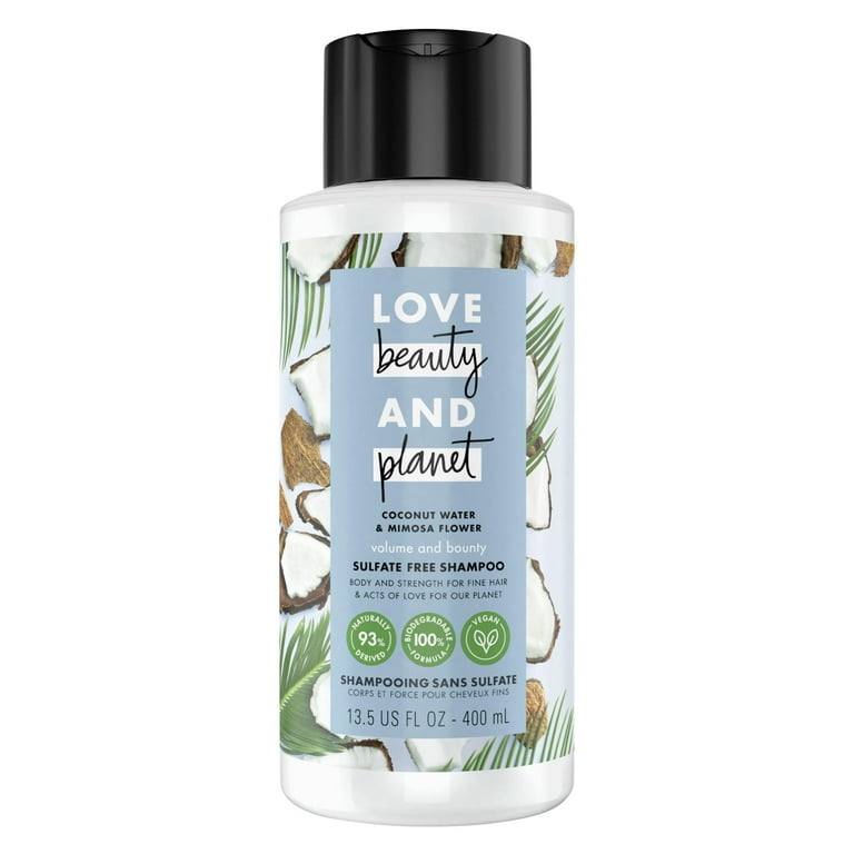 love beauty & planet shampoo