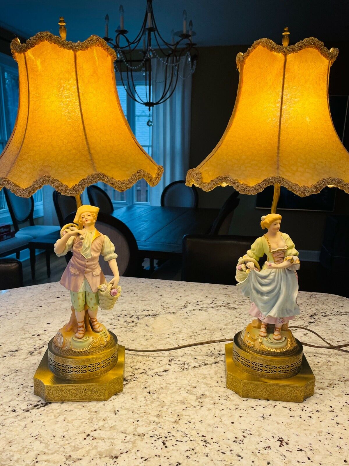 antique german lamps