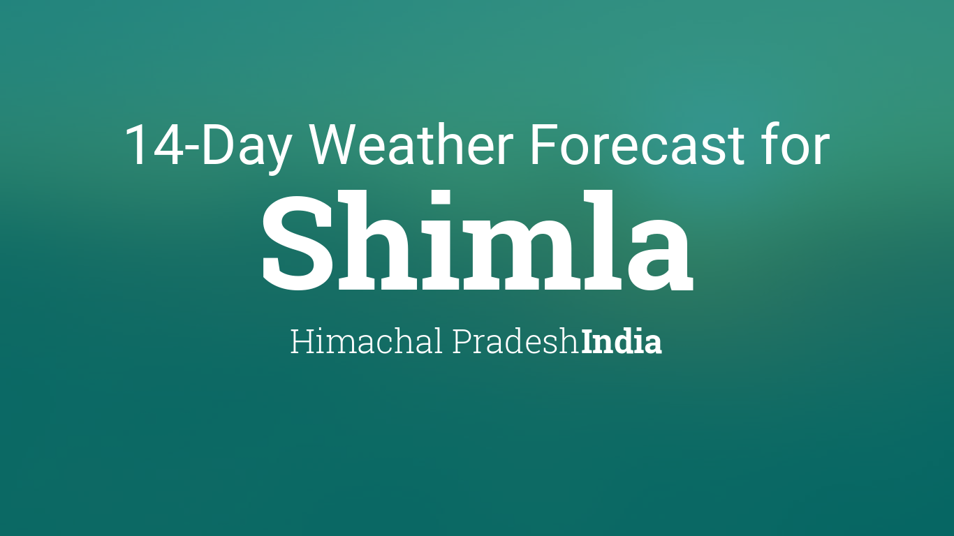 next 10 days weather in shimla