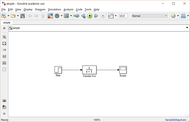 discrete transfer function simulink