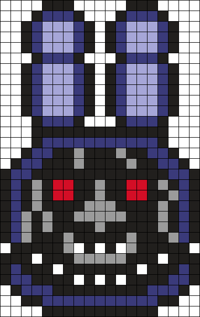 withered bonnie pixel art