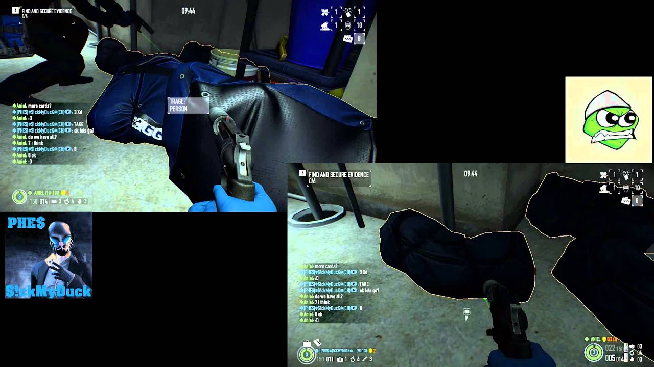 payday 2 split screen xbox