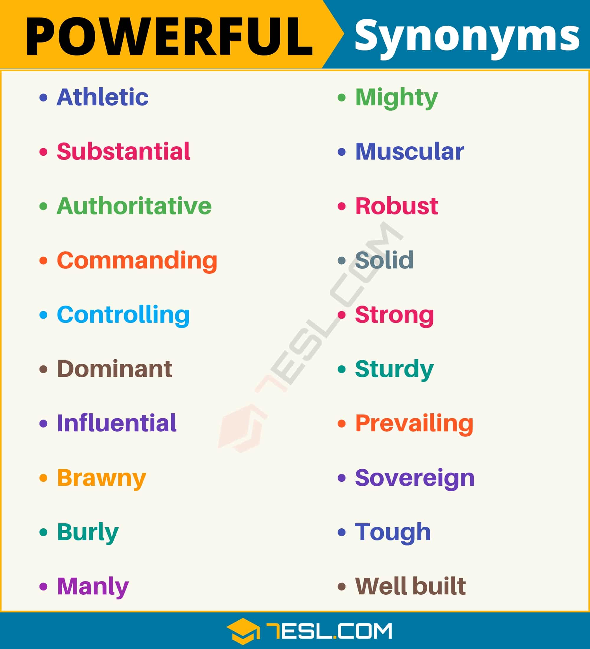 most powerful synonym