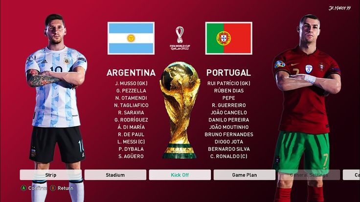 argentina vs portugal world cup