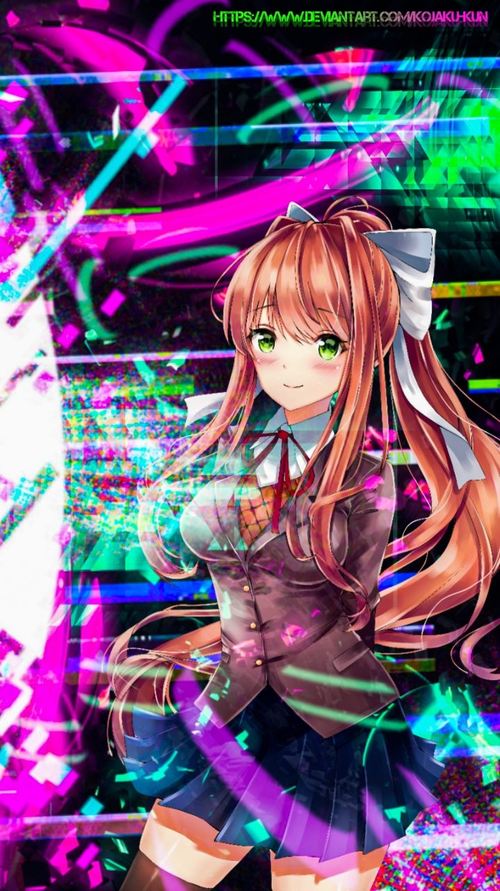 doki doki monika wallpaper