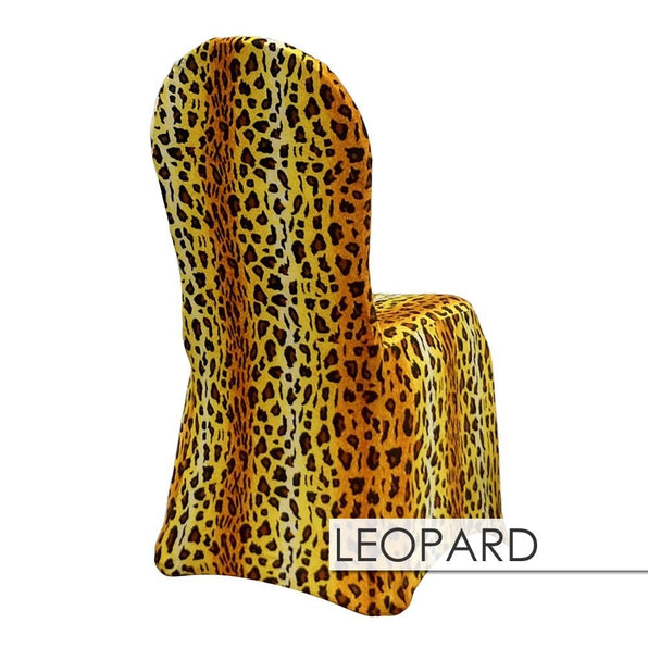 leopard print chair covers