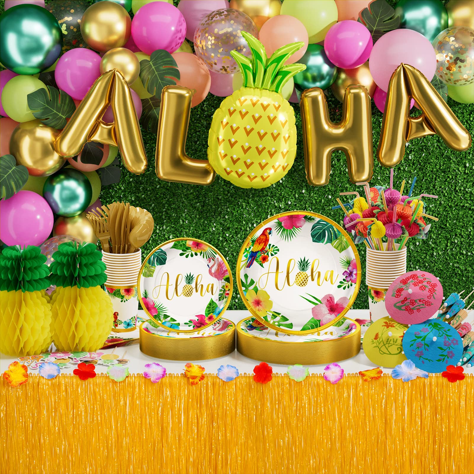 hawaiian themed birthday party