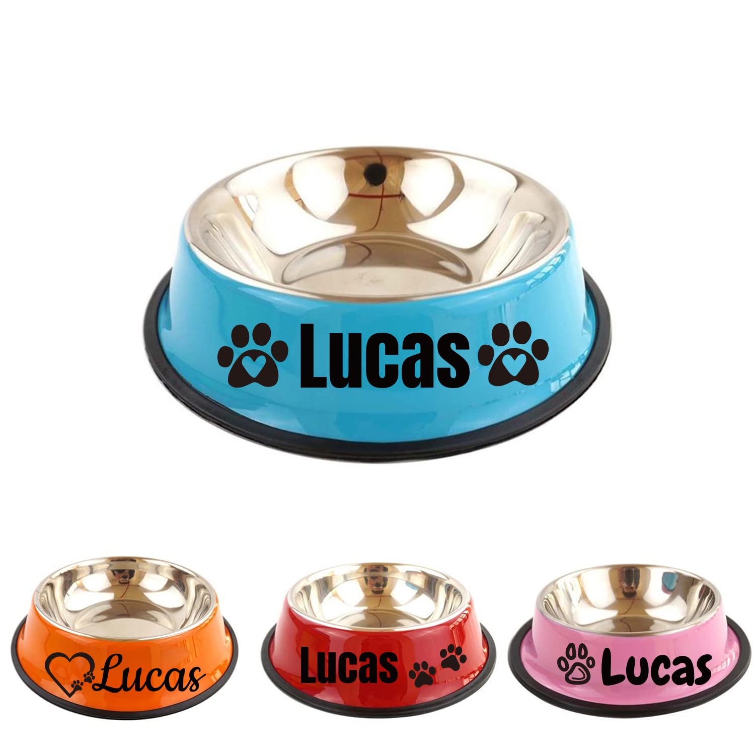 personalized dog bowls stainless steel