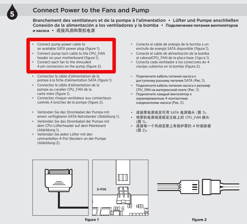 no aio pump header on motherboard