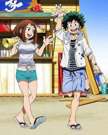 my hero academia ochako x deku