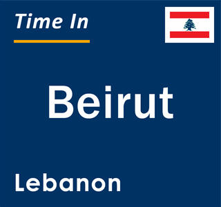 local time in beirut lebanon